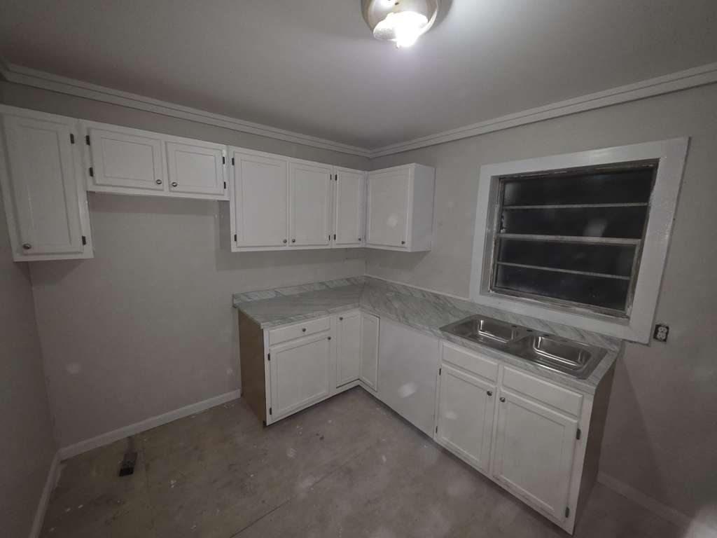 Kitchen after cabinet install